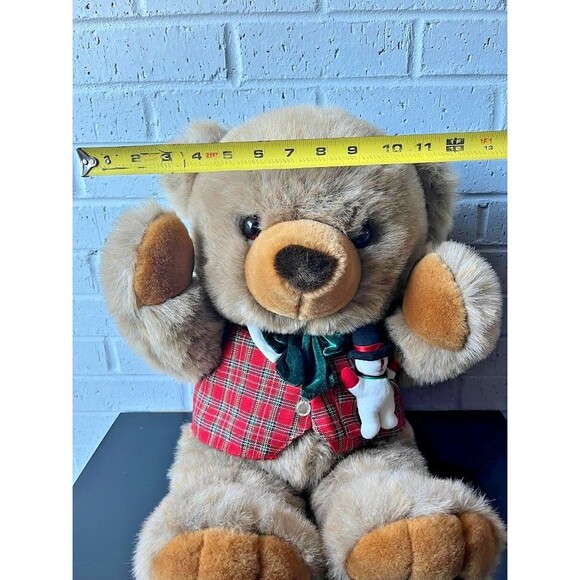 RARE JC Penny Holiday Collection Brown Bear Co Christmas Plush Papa Bear 29" - Picture 13 of 16